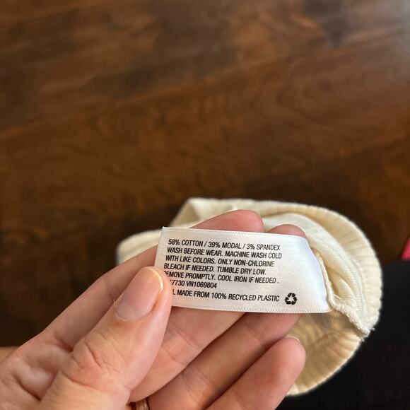 Cat and Jack Boys 6-9 Months Henley Bodysuit Cream Modal Ribbed Long Sleeve - Picture 5 of 5